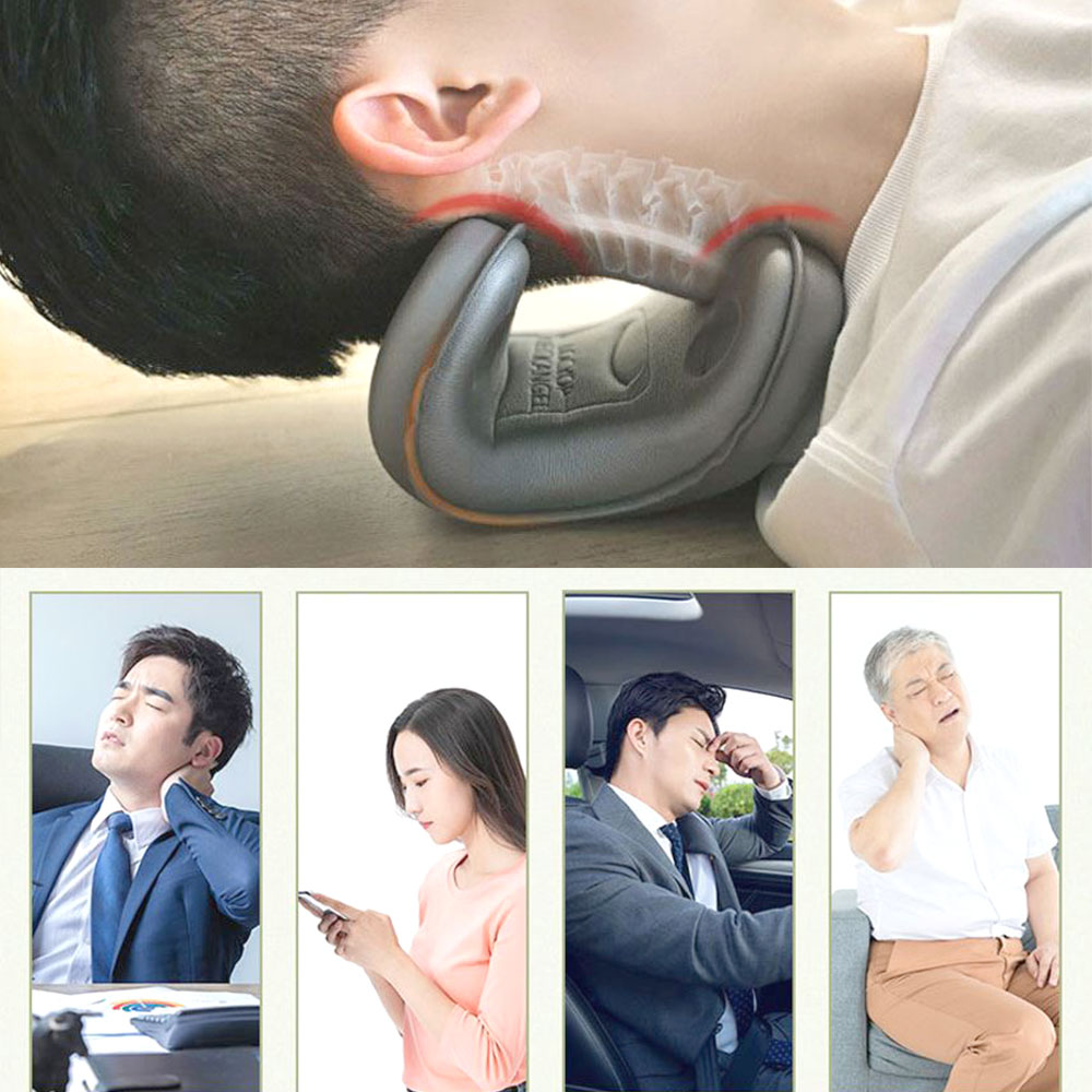 고밀도 스트레칭 편한베개 휴대용 EVA 긴장완화 투톤 배게 - 상품 이미지