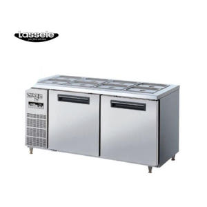 8구 밧드냉장고 음식점 2칸 토핑 반찬테이블냉장고 1500 개봉기 | 실사용 후기 - 상품 이미지 1