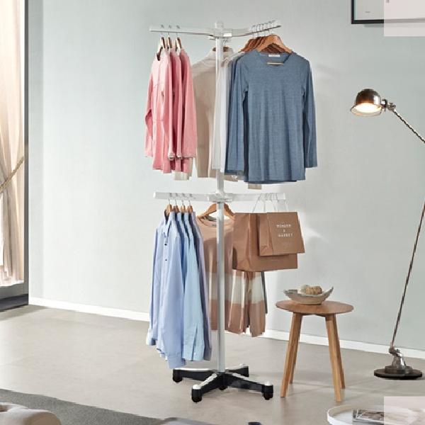 의류 매장용 회전식 행거 특이한 행거 옷가게용 창고형 행거