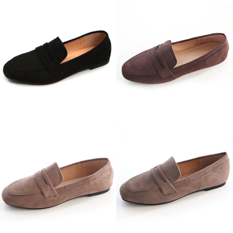 [마지막재고 원가이하] 스웨이드 발편한 여성로퍼