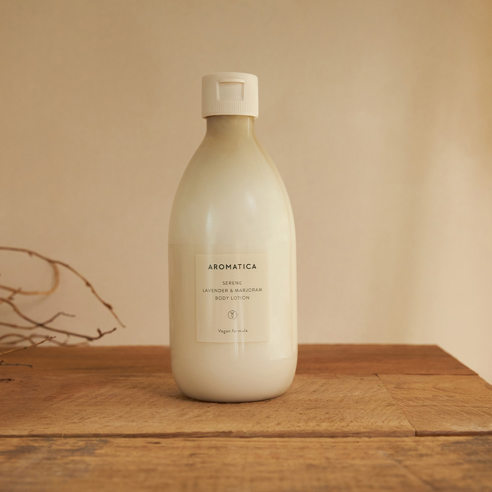 아로마티카 서렌 바디로션 라벤더 & 마조람 300ML 고보습 진정 향좋은 바디크림