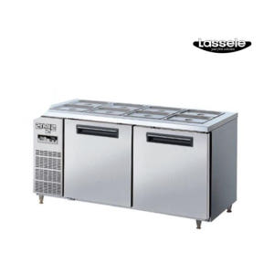 8구 밧드냉장고 음식점 2칸 토핑 반찬테이블냉장고 1500 개봉기 | 실사용 후기 - 상품 이미지 2