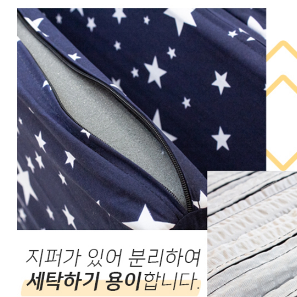 4단접이식 지퍼식 퀵슬립매트리스 허리에좋은 탄탄한바닥 이미지 8