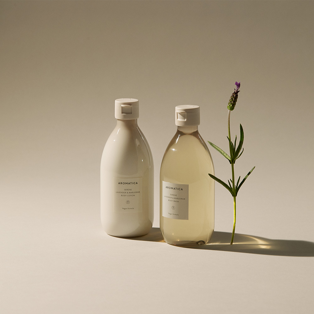 아로마티카 서렌 바디로션 라벤더 & 마조람 300ML 고보습 진정 향좋은 바디크림