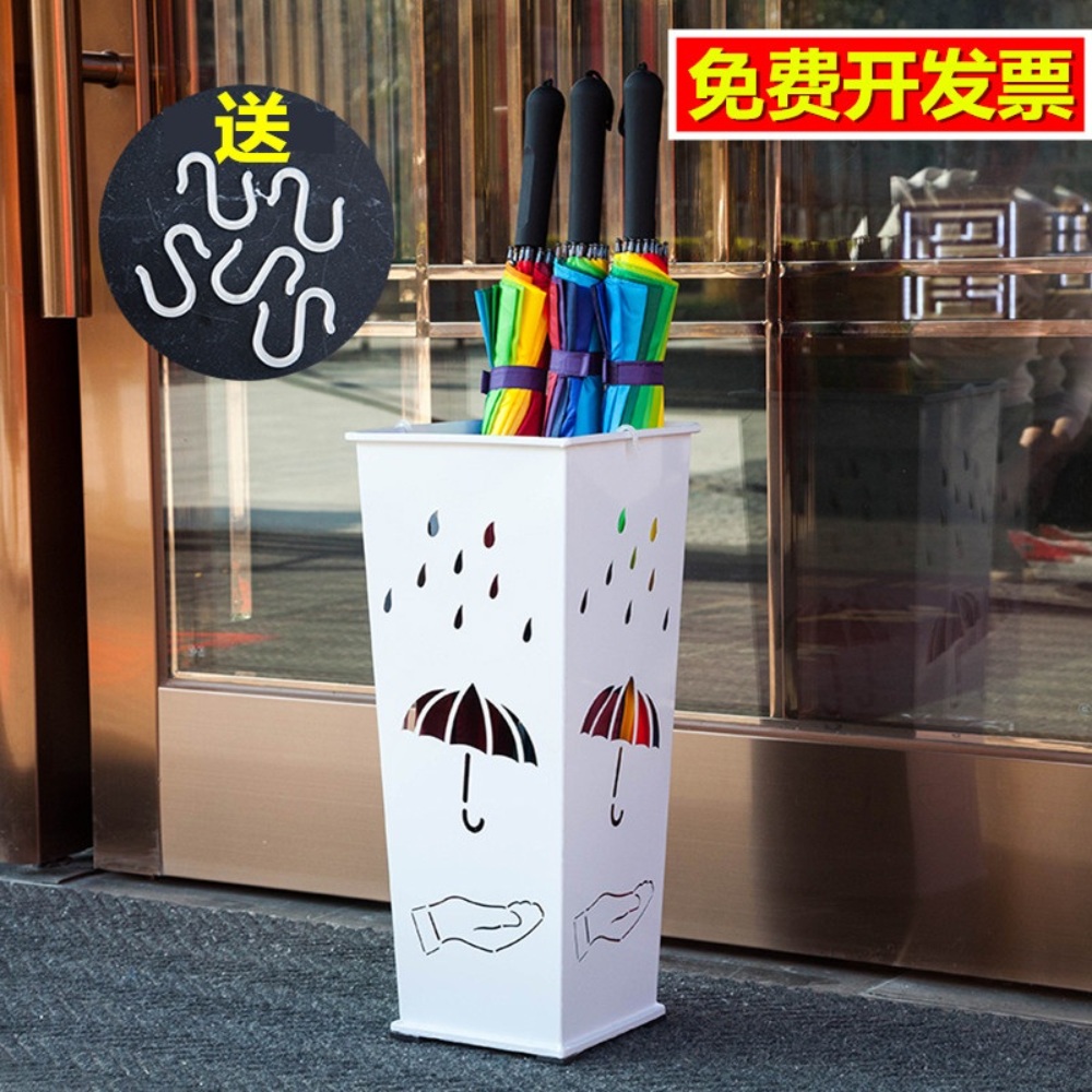 업소용 우산 꽂이 철제 보관 거치대 사무실 인테리어 우산통 우산거치대 대용량 - 상세 이미지 2