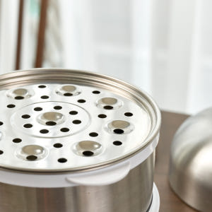 스텐 계란찜기 계란삶는기계 고구마 호빵 만두 미니 전기 찜기 2단 개봉기 | 실사용 후기 - 상품 이미지 2