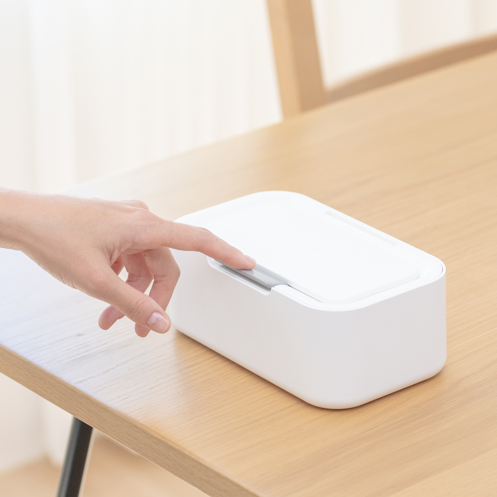 퍼플플라스틱 초간편 원터치 물티슈 디스펜서 케이스 소형