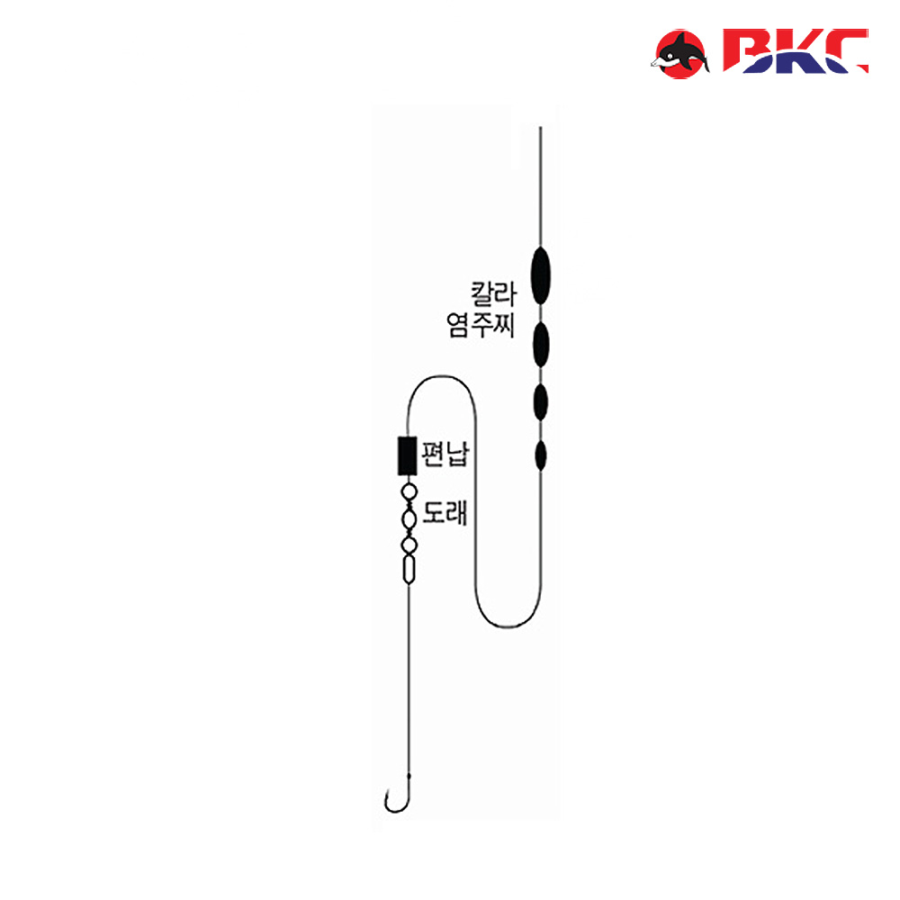 학꽁치채비 훌치기 바늘 카드채비 학꽁치 연주찌 찌카드 BK-363 - 상세 이미지 4