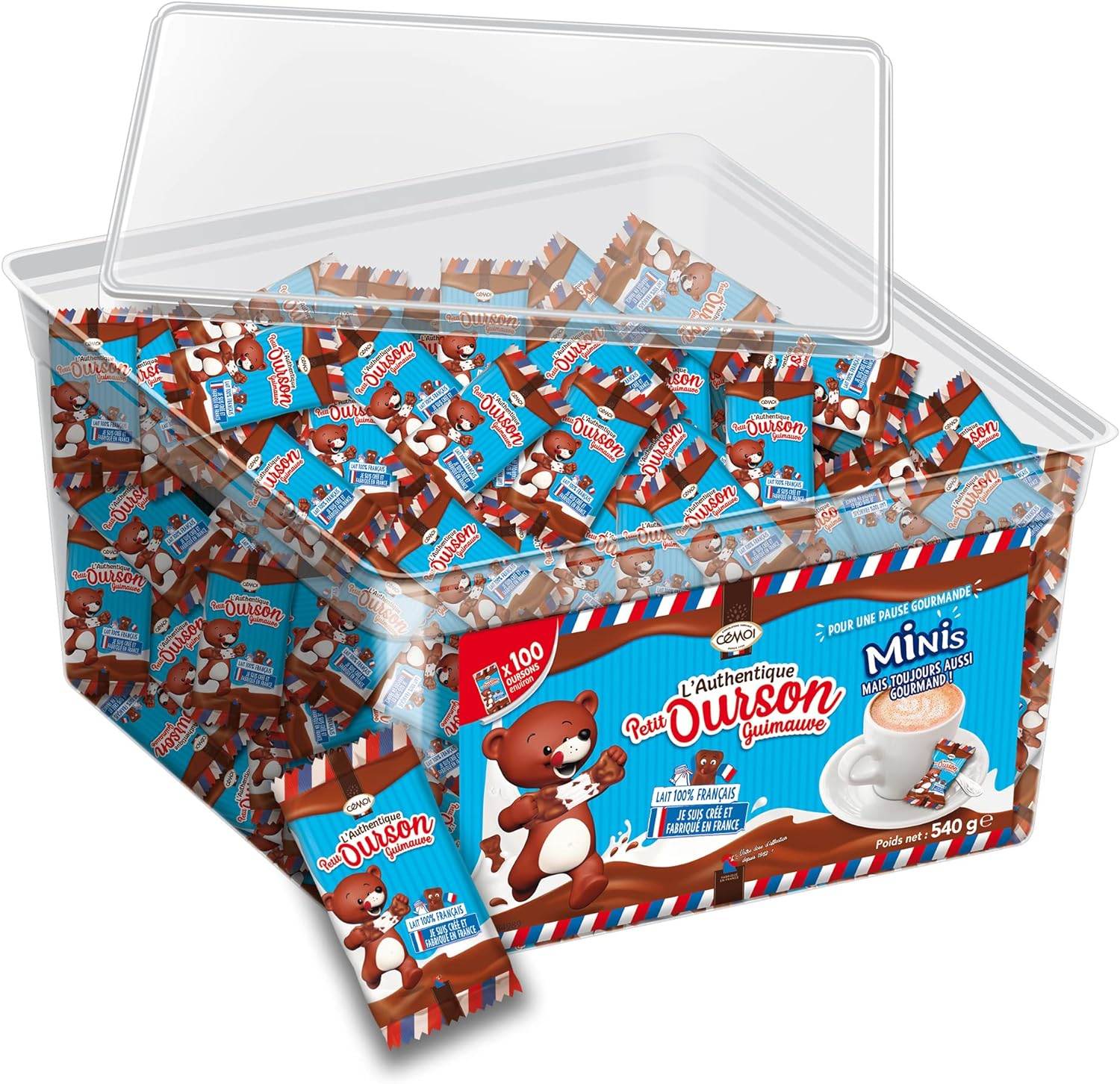 Cémoi 세모아 마시멜로 베이비 밀크 초콜릿 – 프랑스산 (540g) 1박스 - 상품 이미지