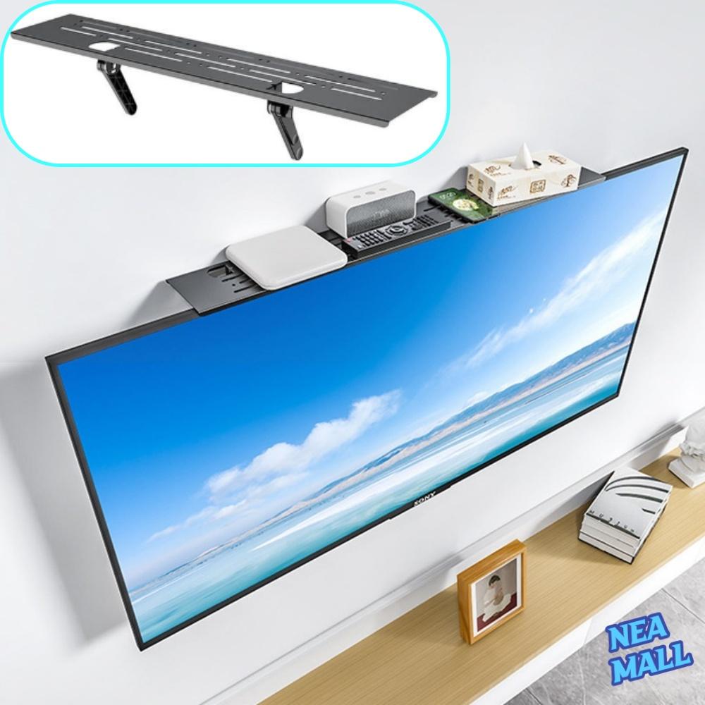 고하중 모니터 위선반 티비 공간활용 TV 위선반 거치대 60x10cm