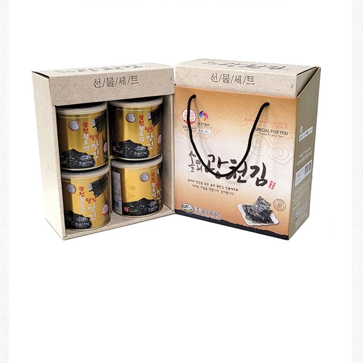 광천김캔 솔뫼광천김 선물세트 명절 감사 인사 고급 선물 - 상품 이미지