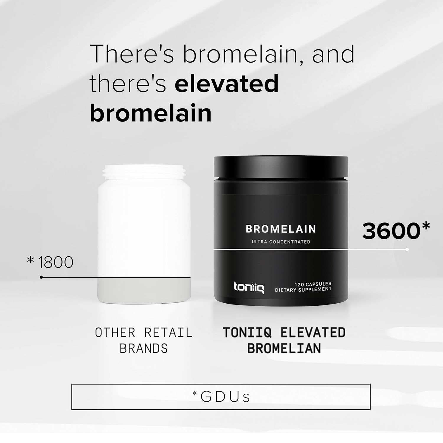 토니크 브로멜라인 500mg 파인애플 효소 120캡슐 - 상세 이미지 2