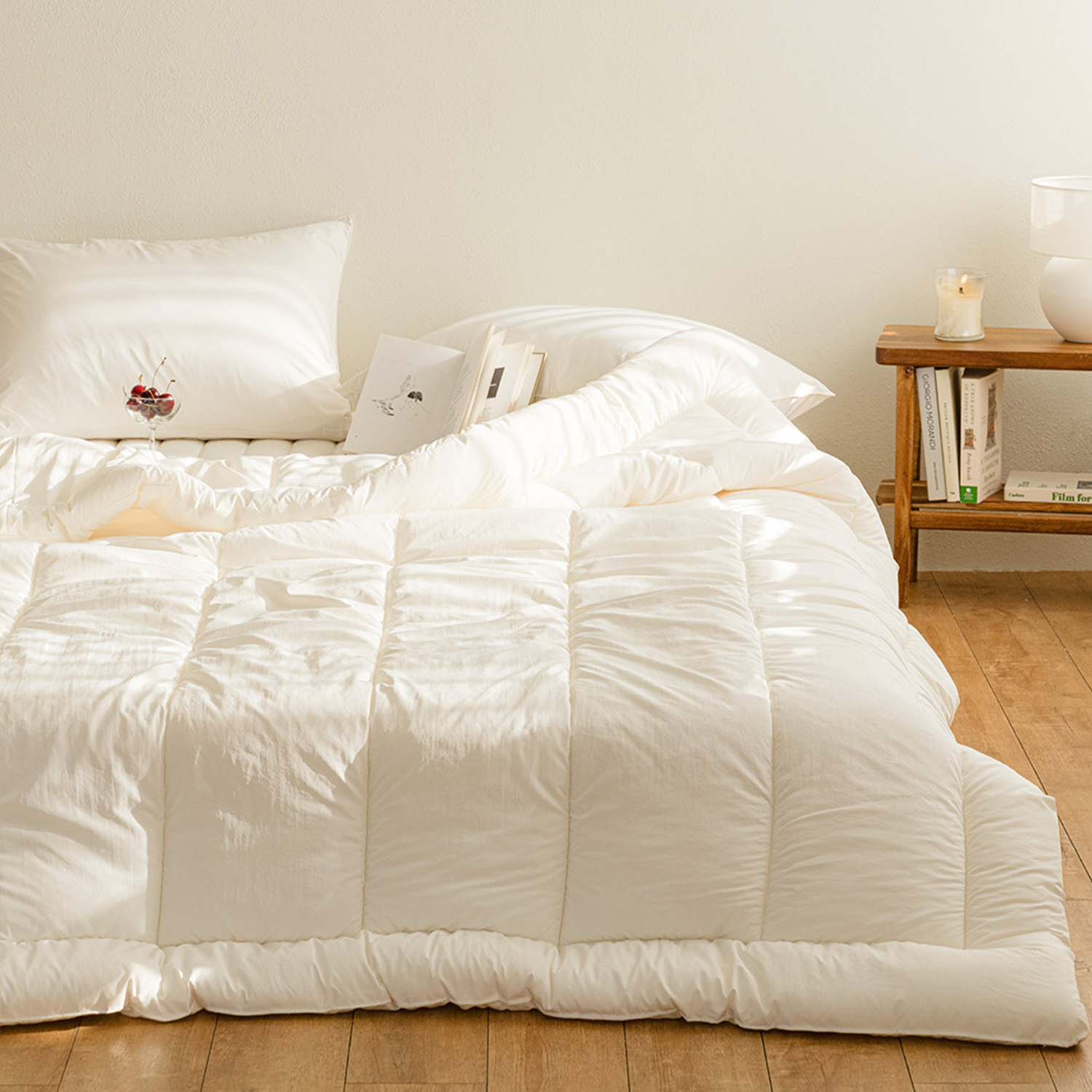 바자르 더모먼트 M2 알러지케어 사계절 차렵이불 패드세트 SS