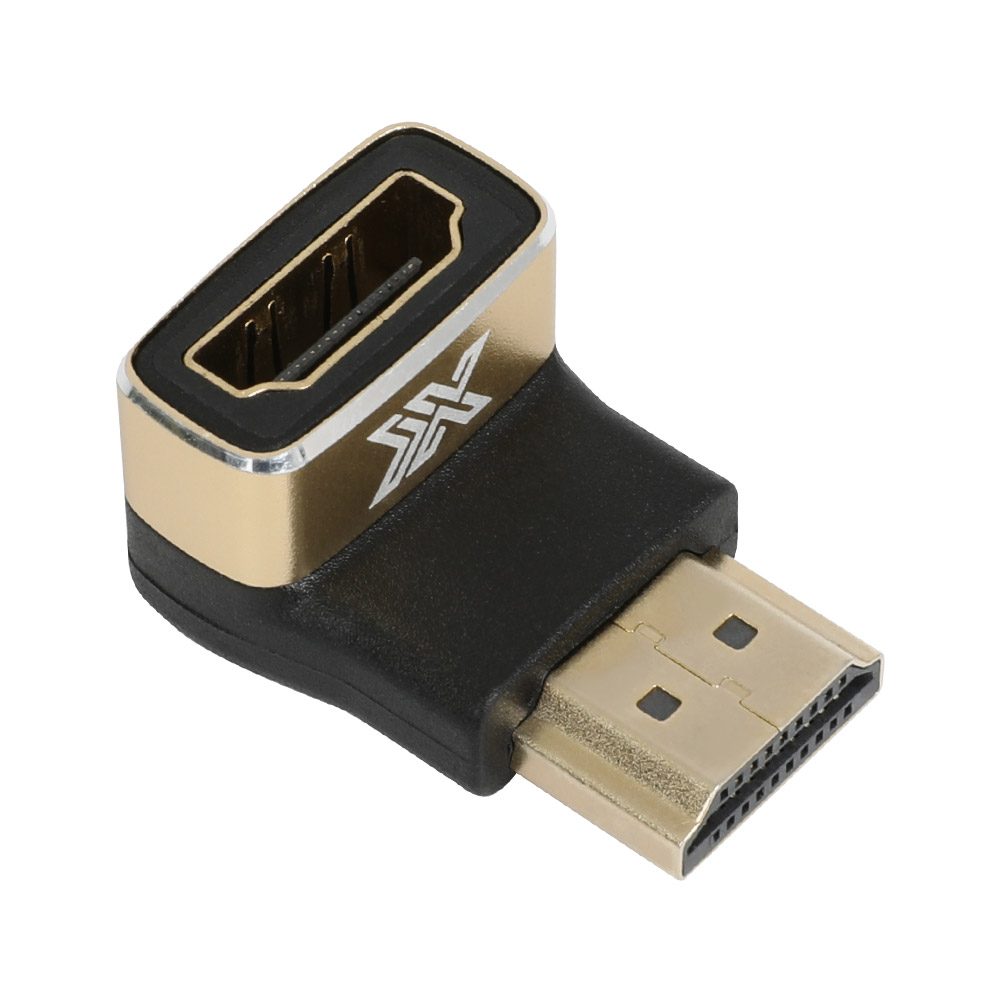 8K HDMI젠더 ㄱ자 하향 꺾임 90도 암수 MF 모니터 HDMI2.1 연장 - 상세 이미지 3