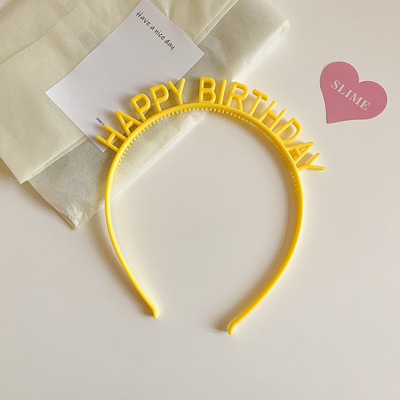 스토리빙 해피벌스데이 레터링 생일 파티 머리띠 - 상세 이미지 2