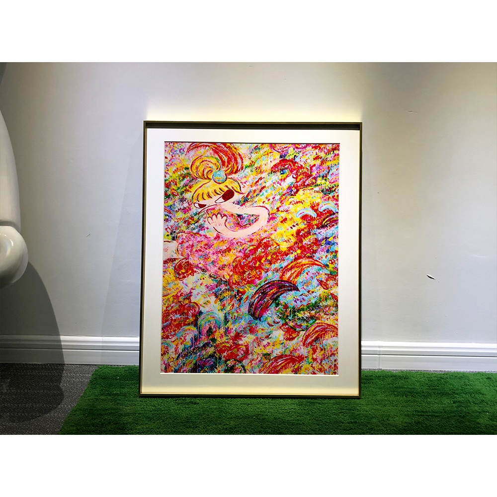 아야코 록카쿠 그림 꿈꾸는손 사각 일러스트 액자 어린이방인테리어 일본작가 15종 - 상세 이미지 3