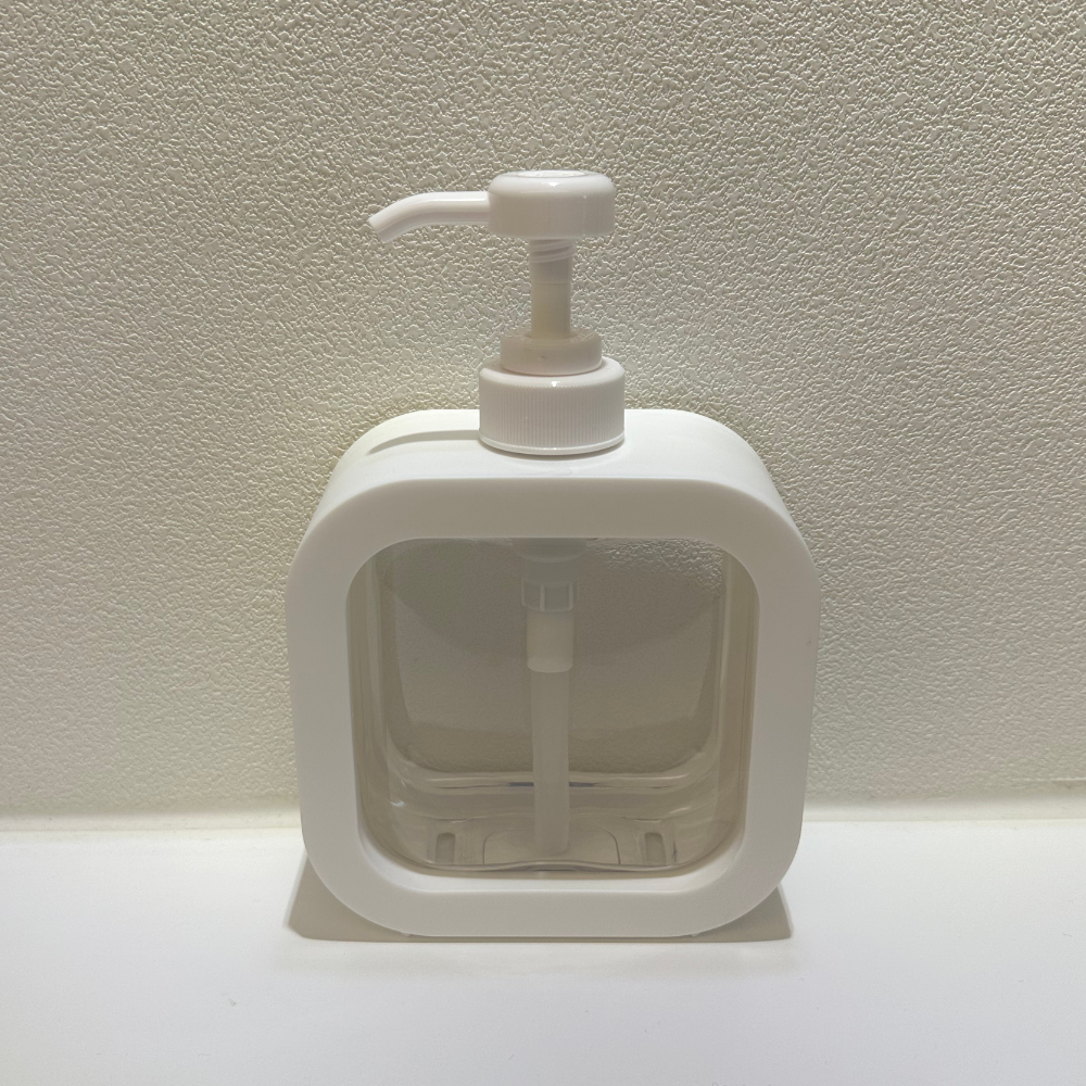 화이트 디스펜서 핸드워시 바디 샴푸 주방 세제 통 500ml - 상세 이미지 3