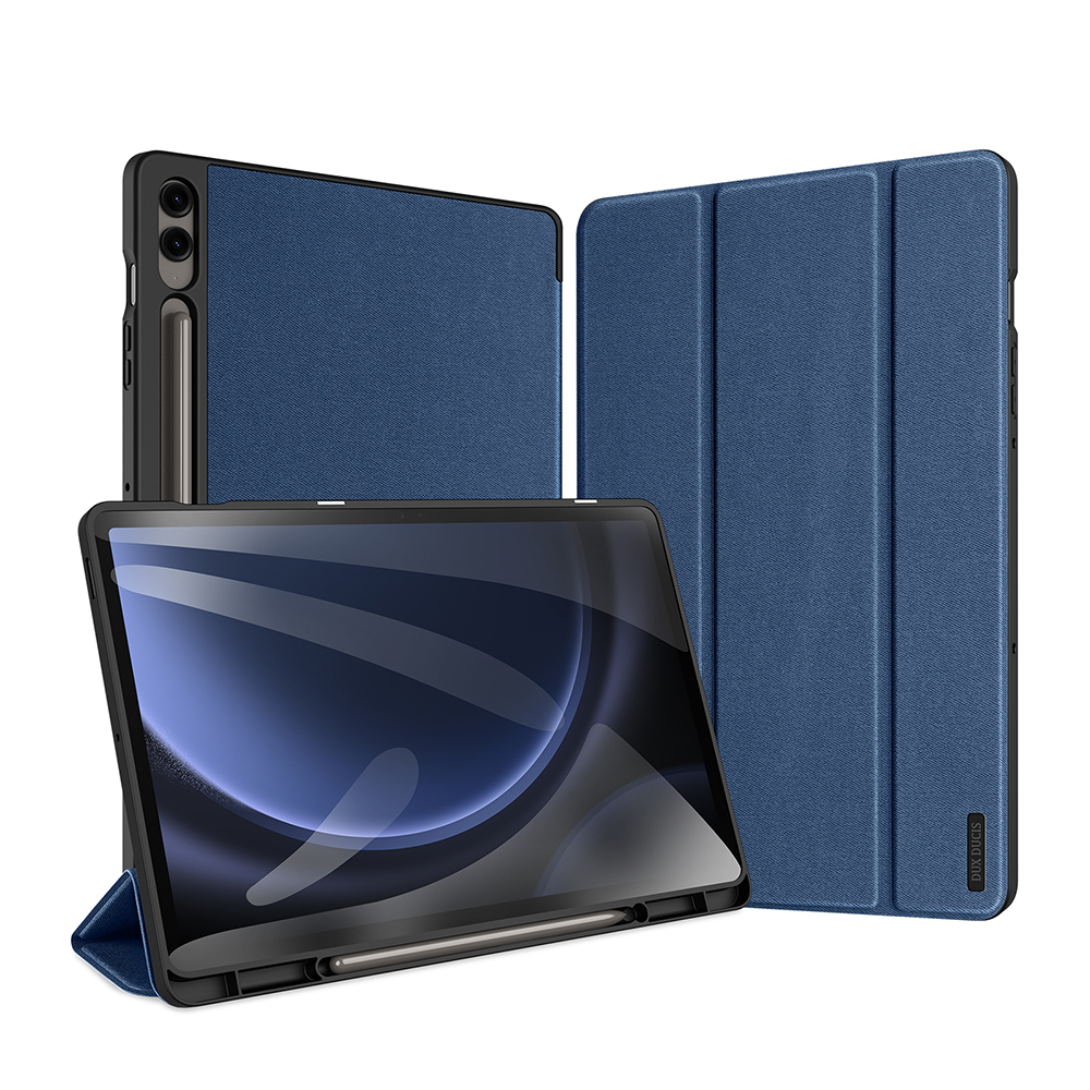갤럭시탭 S10 플러스 케이스 북커버 S펜수납 도모 스페이스블루, 탭 S10+ - 상품 이미지