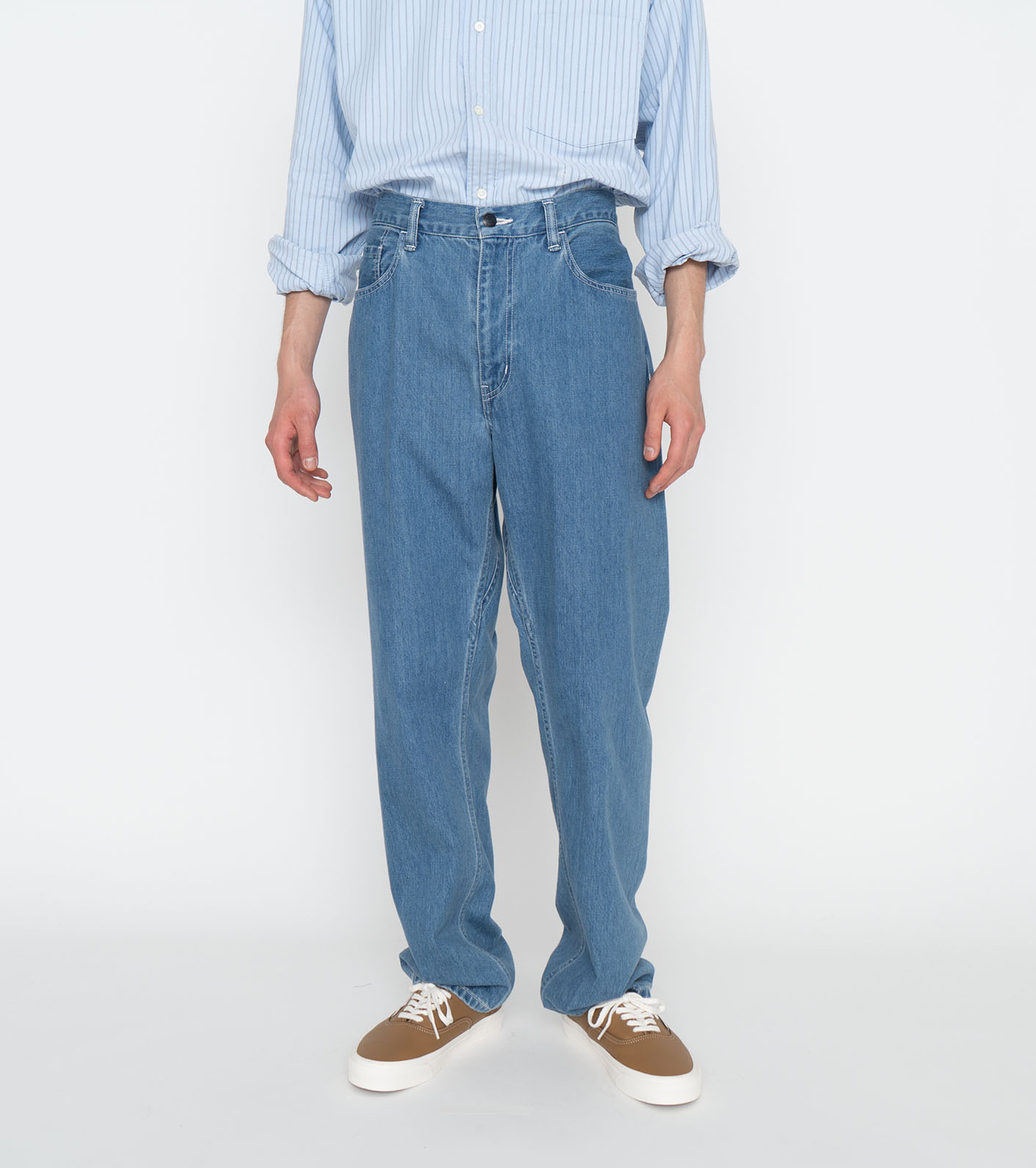 나나미카 데님 팬츠 5Pockets Straight Denim Pants nanamica 이미지 4