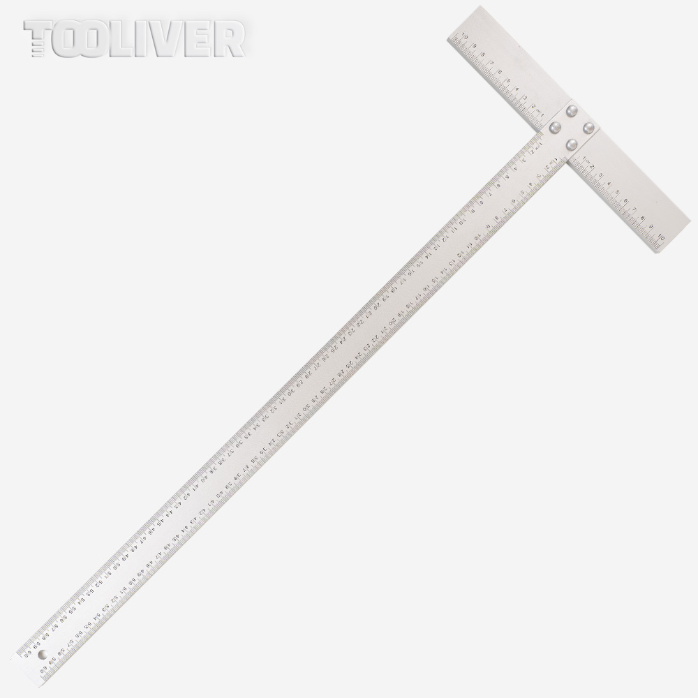 티자 T자 알루미늄 직각자 타일 제도용 60cm 폭 35mm - 상세 이미지 2