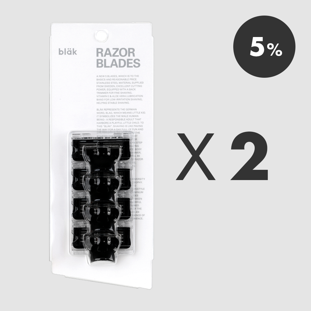 블락 6중 면도날 면도기 리필 8입