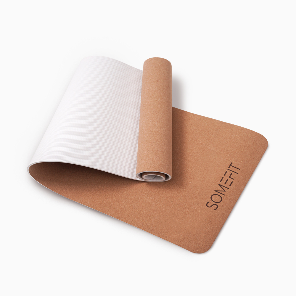 썸피트 TPE 천연 코르크 나무 요가매트 8mm