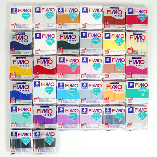 스테들러 피모 소프트 57g 폴리머클레이 FIMO 클레이 놀이 미니어쳐 점토 만들기 재료