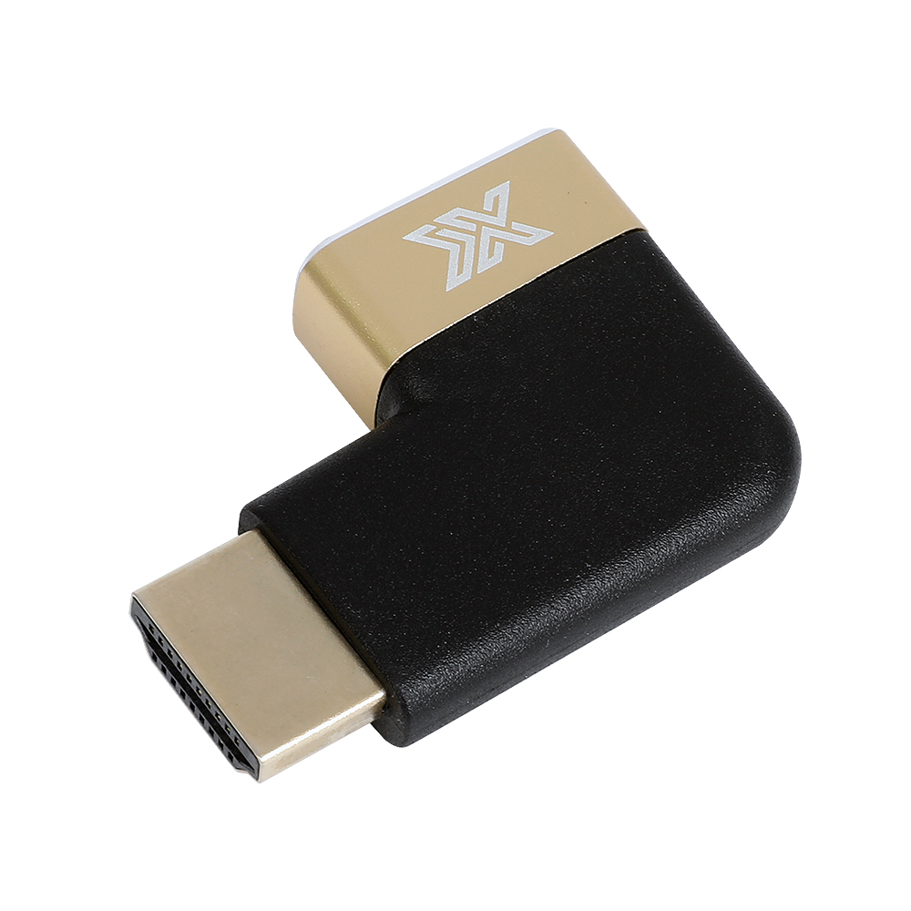8K HDMI2.1 젠더 ㄱ자 젠더 좌향 꺾임 90도 암수 모니터 연장 - 상세 이미지 3
