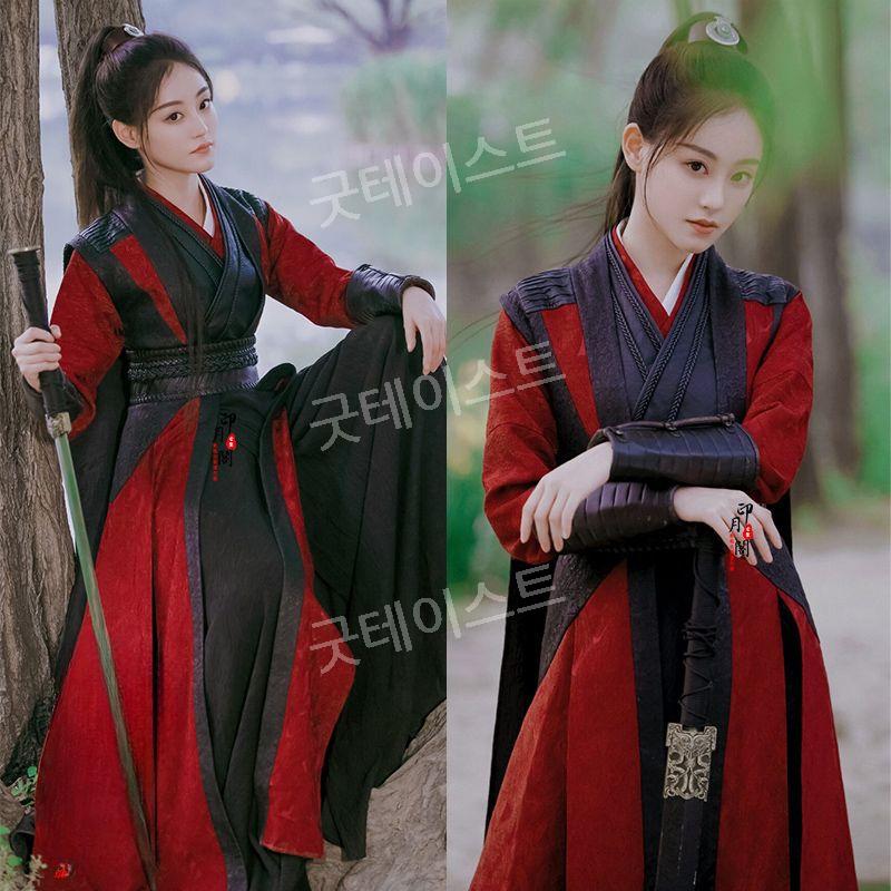 무사복 무술 영화촬영 TV 연극 의상 남성 여성 졸업사진 코스프레 공연복 국궁의상 - 상품 이미지