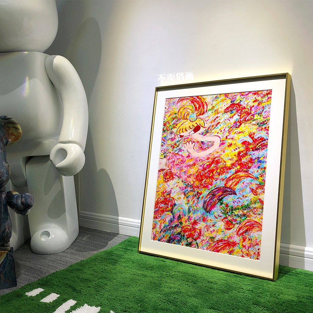 아야코 록카쿠 그림 꿈꾸는손 사각 일러스트 액자 어린이방인테리어 일본작가 15종 - 상품 이미지