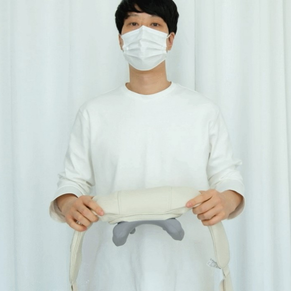 에코너 M6 무선 목 어깨 마사지기 안마기 승모근 허리 종아리 허벅지 팔 마사지기계 - 상세 이미지 4