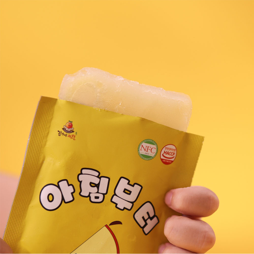 [아침부터] 갈변없는 순수착즙 사과즙 사과주스 100mlX30포 - 상세 이미지 4