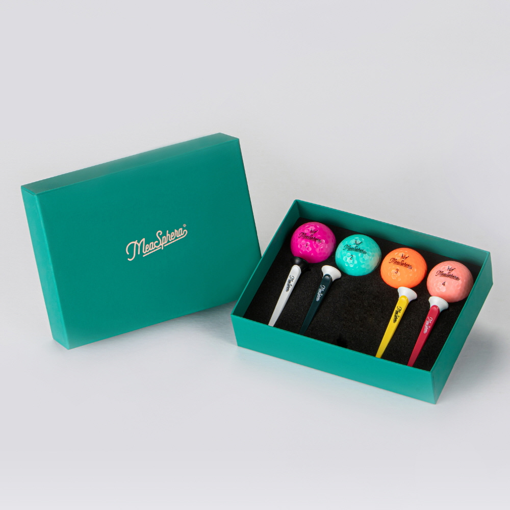 [미스페라] JOY GIFT PACKAGE(골프공4구X골프티4EA)(6 types) - 상세 이미지 4