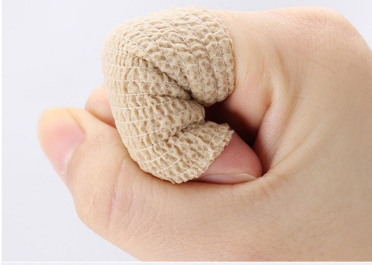 압박 붕대 2.5cm 자가점착 압박용 밴드 손가락 테이프 골프반창고 손목 고정 접착식 탄력 - 상세 이미지 5