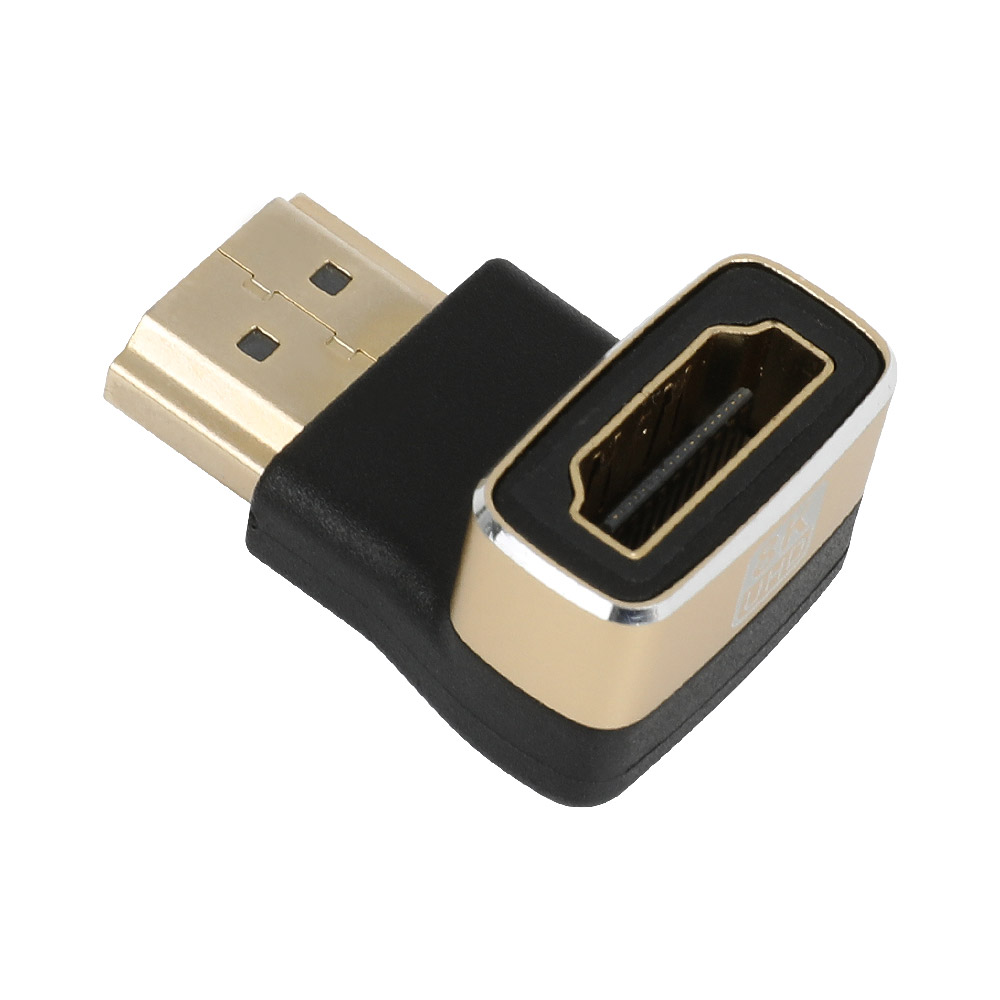 8K HDMI젠더 ㄱ자 하향 꺾임 90도 암수 MF 모니터 HDMI2.1 연장 - 상세 이미지 2