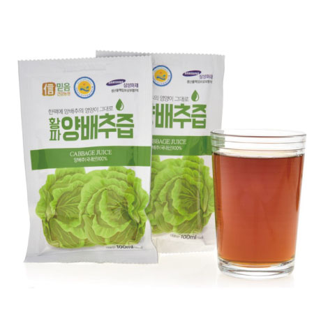 무안 순수 양배추즙 100ml 30포 60포 100포 양배추주스 이미지 6