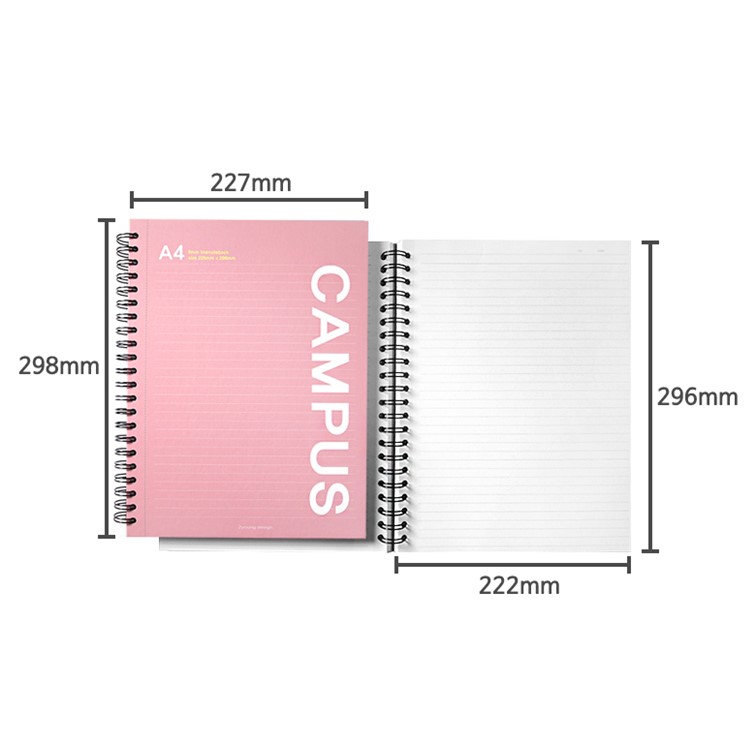 두꺼운 노트 A4 스프링 줄노트 8mm 170매 중학생 고등학생 대학생 이미지 8