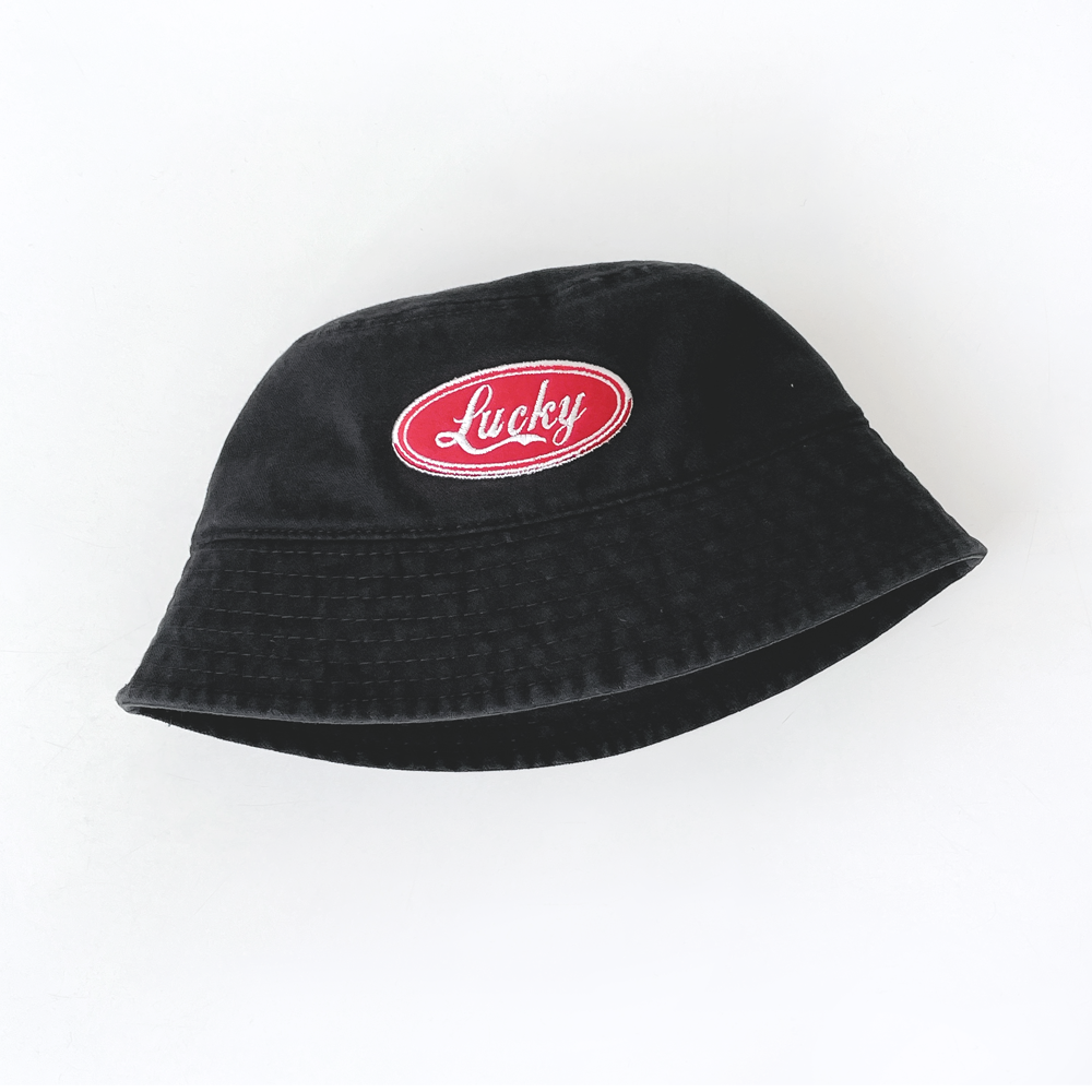 Lucky 워싱 딥 다운 오버핏 남녀공용 버킷햇 - 상세 이미지 2