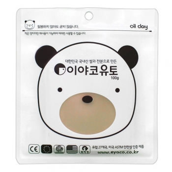 이야코 만지락 소프트 유토 굳지않는 점토 어린이교재용 100g 이미지 2