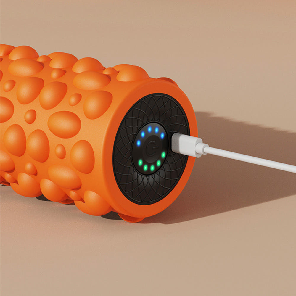 진동폼롤러 인증마크 및 사양 표기 예시