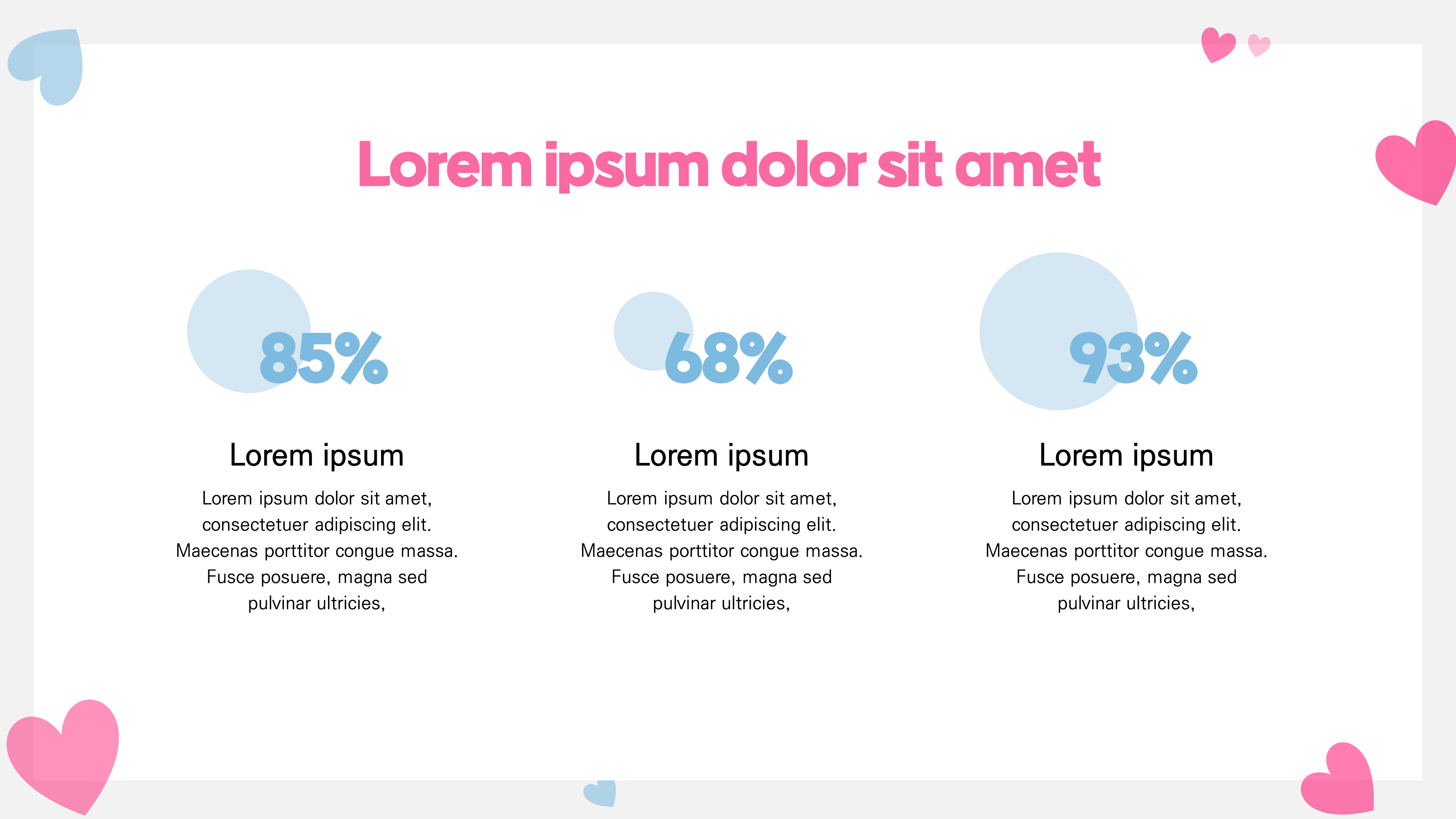 883 하트 배경 ppt 템플릿 발표용 파워포인트 양식 이미지 3