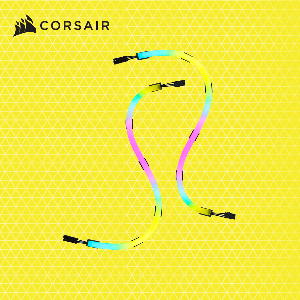 커세어 iCUE LS100 Expansion 350mm RGB 스트립 조명 튜닝 확장킷