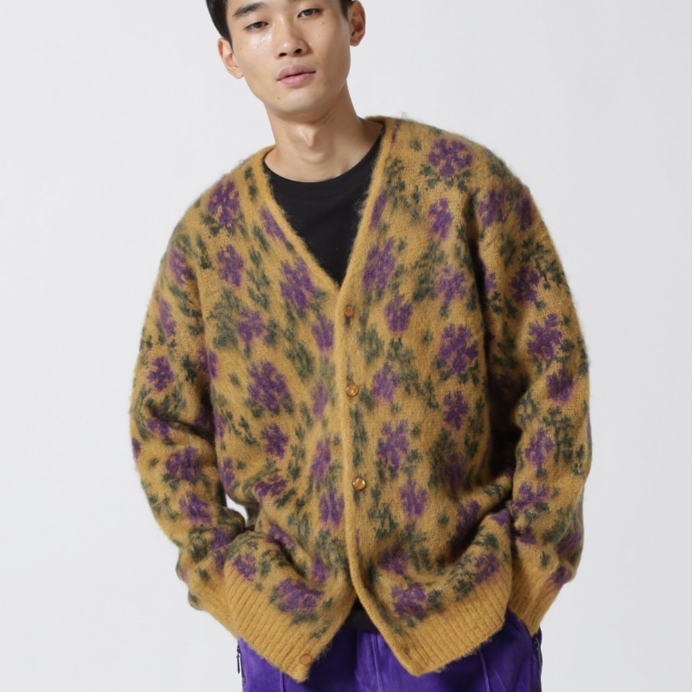 니들스 Needles 모헤어 울 가디건 MOHAIR Flower 이미지 2
