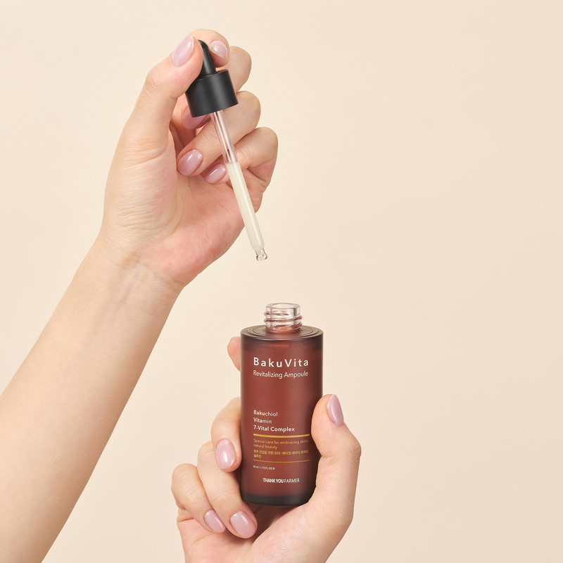 땡큐파머 바쿠비타 리바이탈라이징 모공 앰플 50ml - 상세 이미지 4