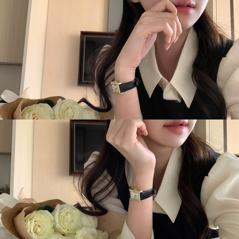 (퍼프소매♥) 제너 소매 볼륨 핀턱 카라 블라우스 bs7836 - 상세 이미지 4