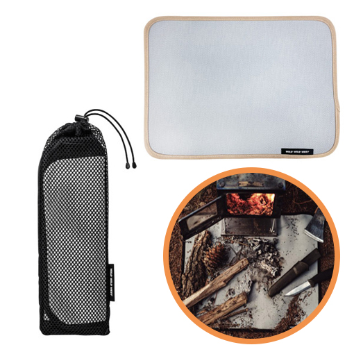 와일드와일드웨스트 캠핑 방염매트 방염포 방열 난로 화로대 XL