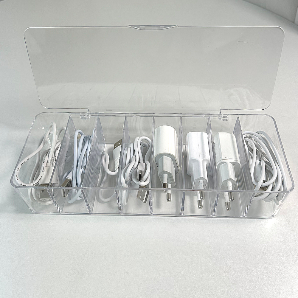 케이블 정리함 충전기 선 이어폰 USB 보관함 60초인테리어 - 상세 이미지 2