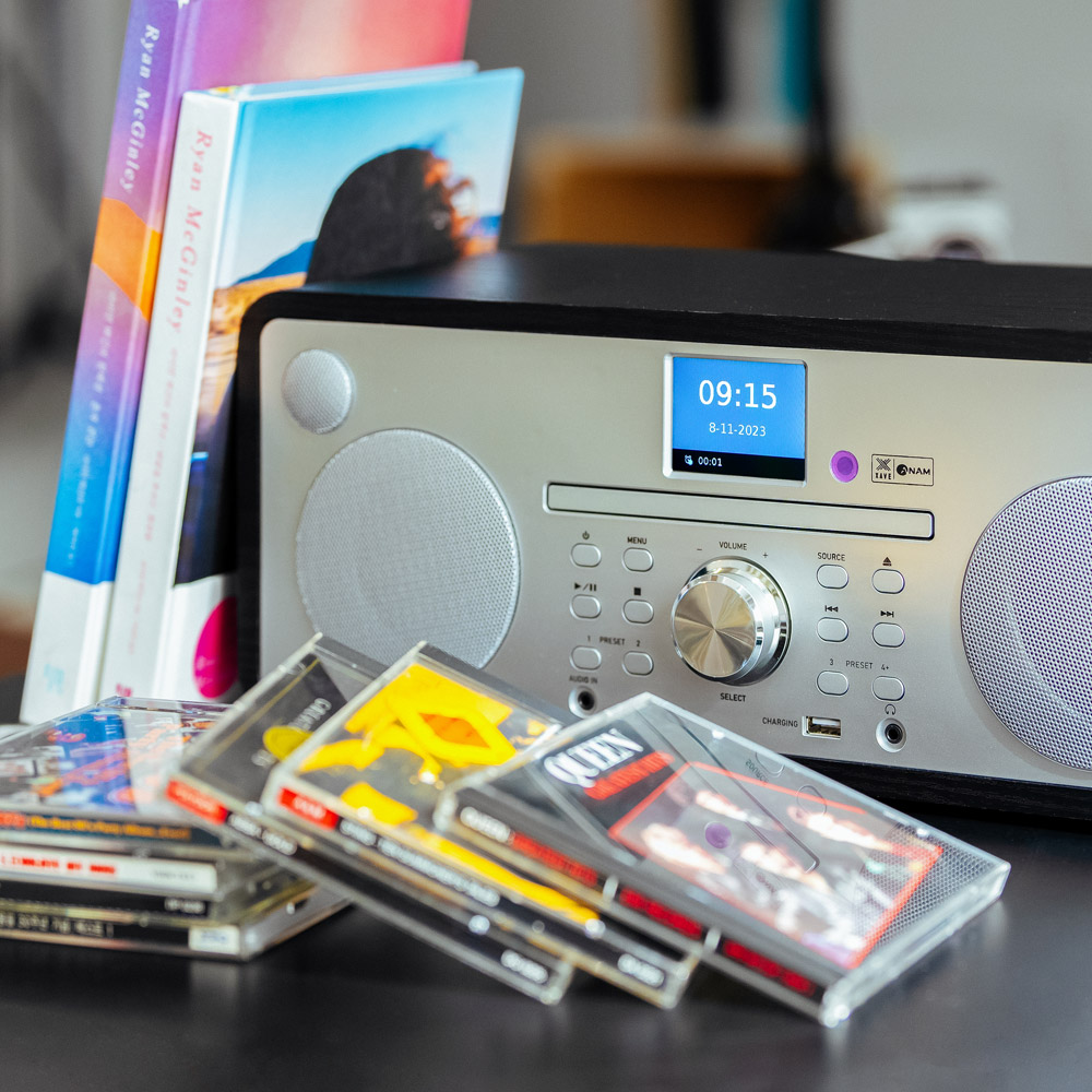 아남 XAVE XE 올인원 일체형 오디오 라디오 블루투스 스피커 CD플레이어 홈오디오 - 상세 이미지 4