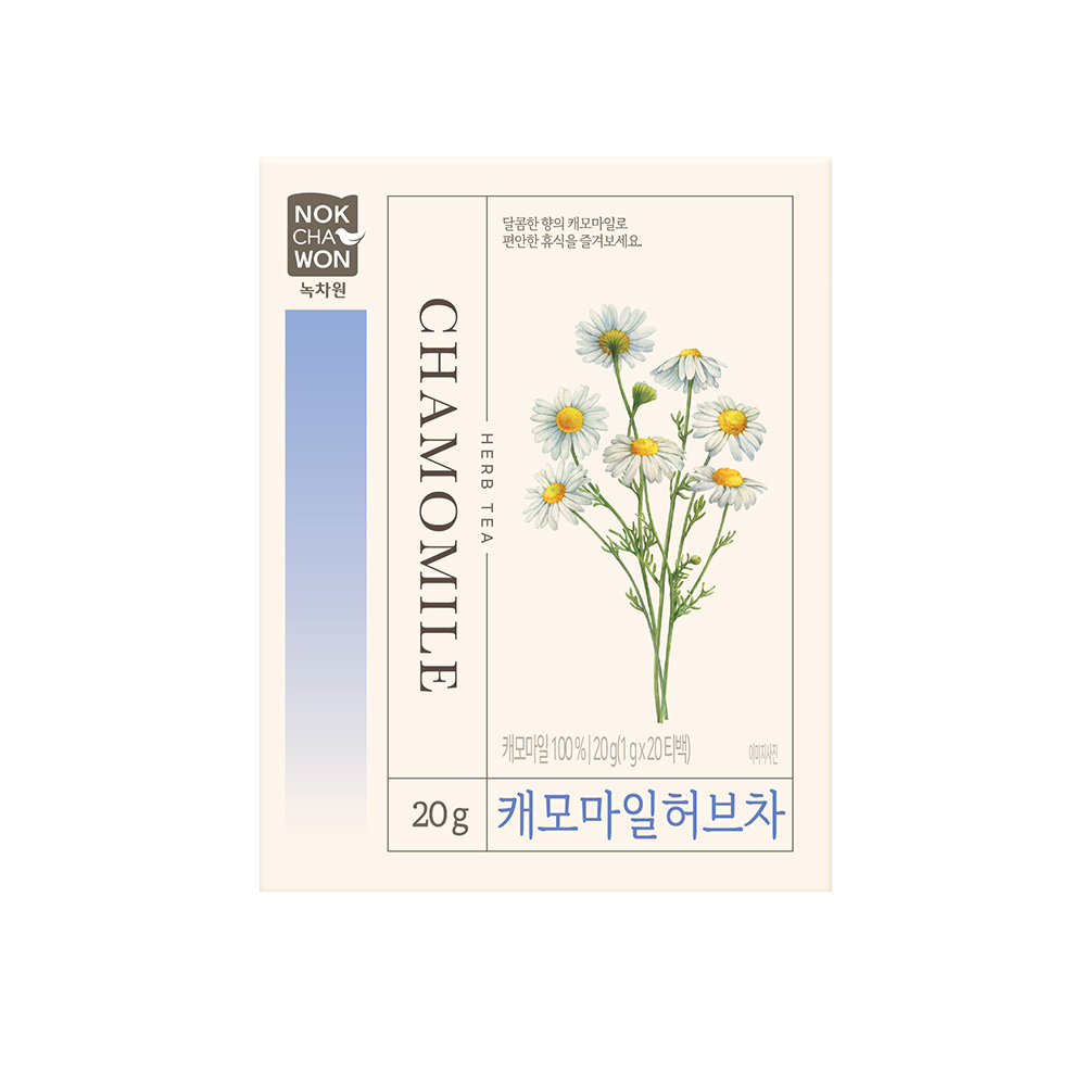 [녹차원]캐모마일허브차 20티백 - 상품 이미지