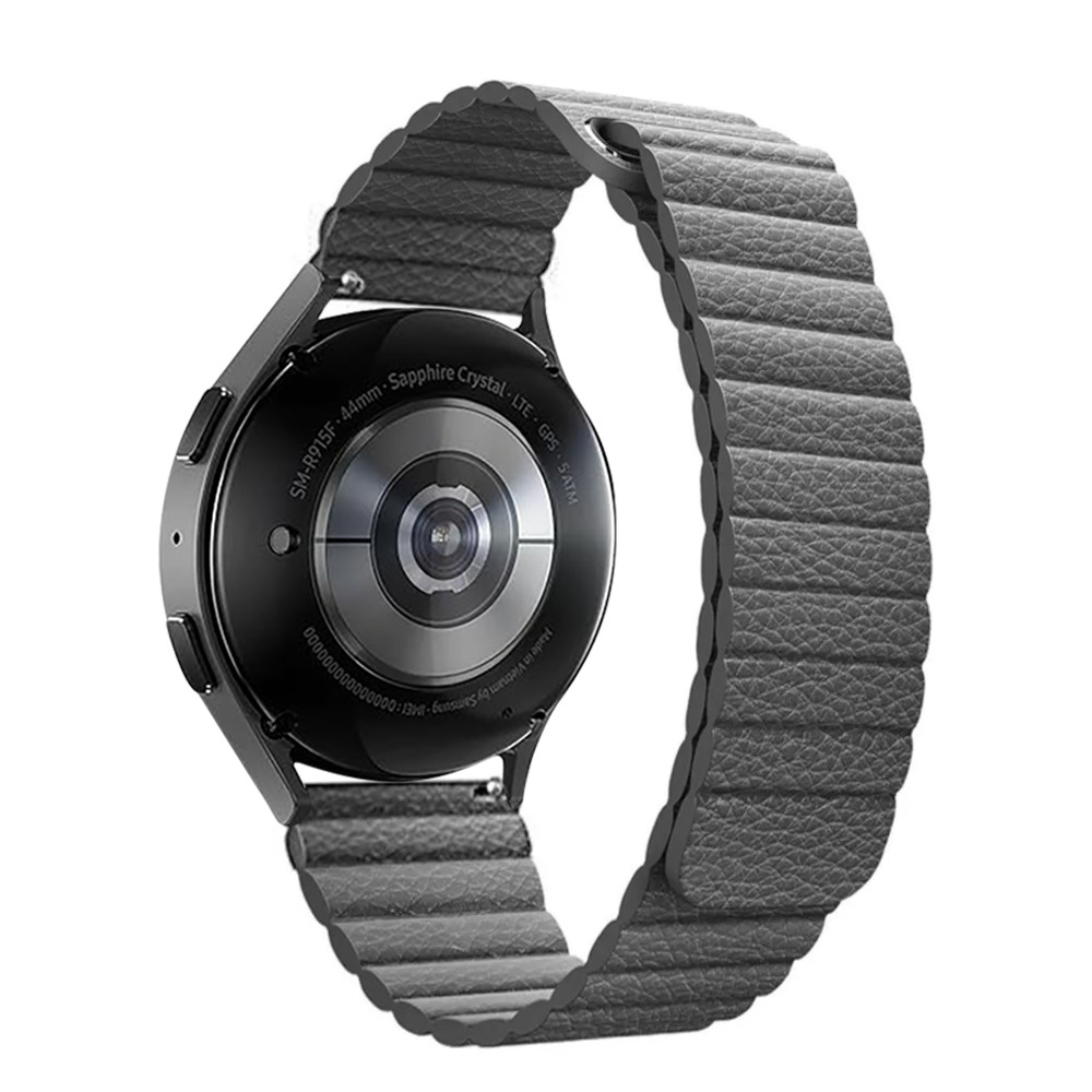 TXLX 갤럭시워치 7 6 가죽 마그네틱 스트랩 자석 시계줄 워치 5 4 클래식 호환